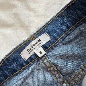 Dark wash jean shorts from Ruby and Jenna